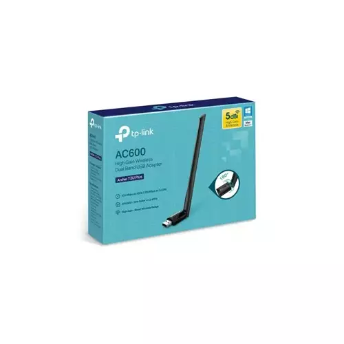 TP-Link Archer T2U Plus AC600 Single Antenna USB Adapter