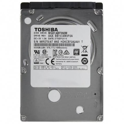 Toshiba MQ01ABF050M SATA 500GB Laptop Hard Disk Drive
