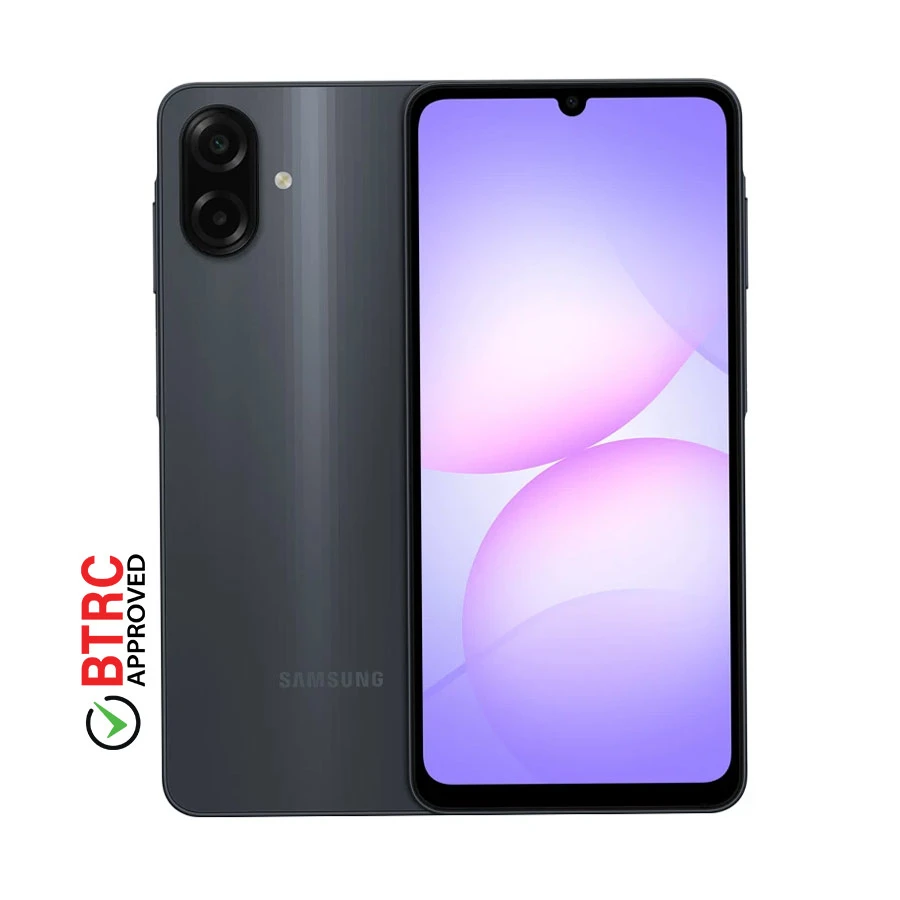 Samsung Galaxy A07 4GB RAM 128GB ROM Black Smartphone