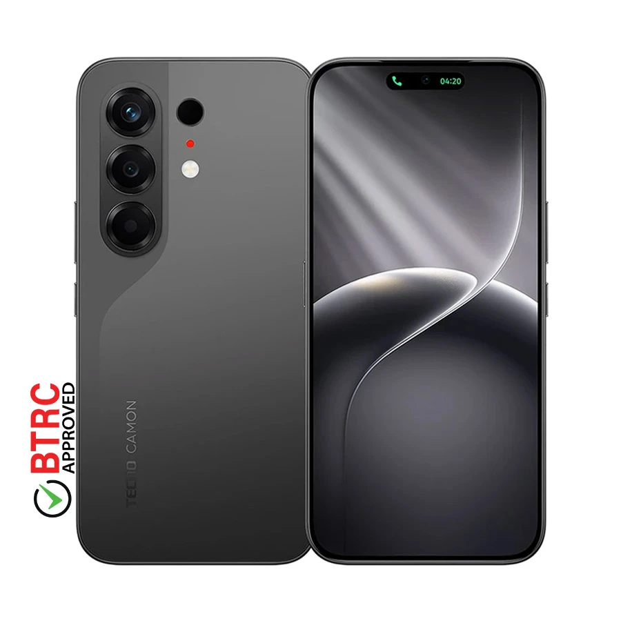 Tecno Camon 50 8GB RAM 128GB ROM Moonshadow Black Smartphone