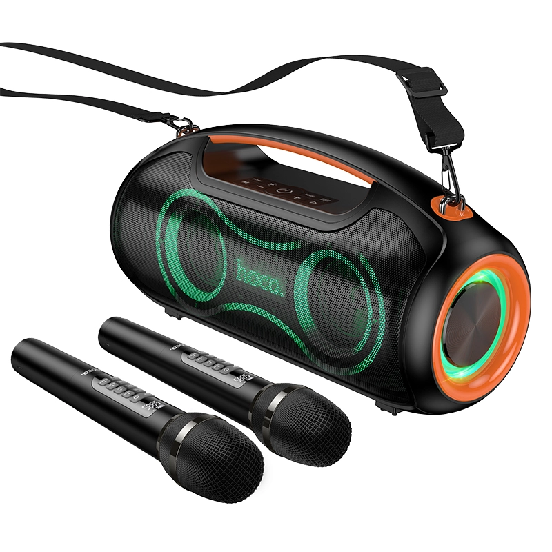 DS67 SuperBass Pro 600W Wireless Party Speaker | RGB Lights & Dual Mic | 6000mAh