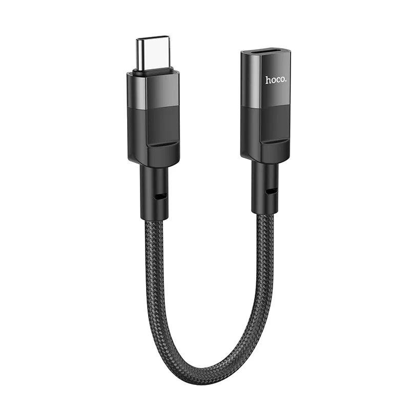 Hoco U107 Type-C Male to Type-C Female Adapter Cable (L=0.1M)