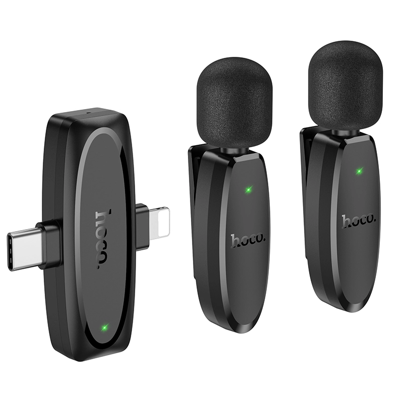 L15 Dual Mic Wireless Microphone | Type-C + Lightning 2-in-1