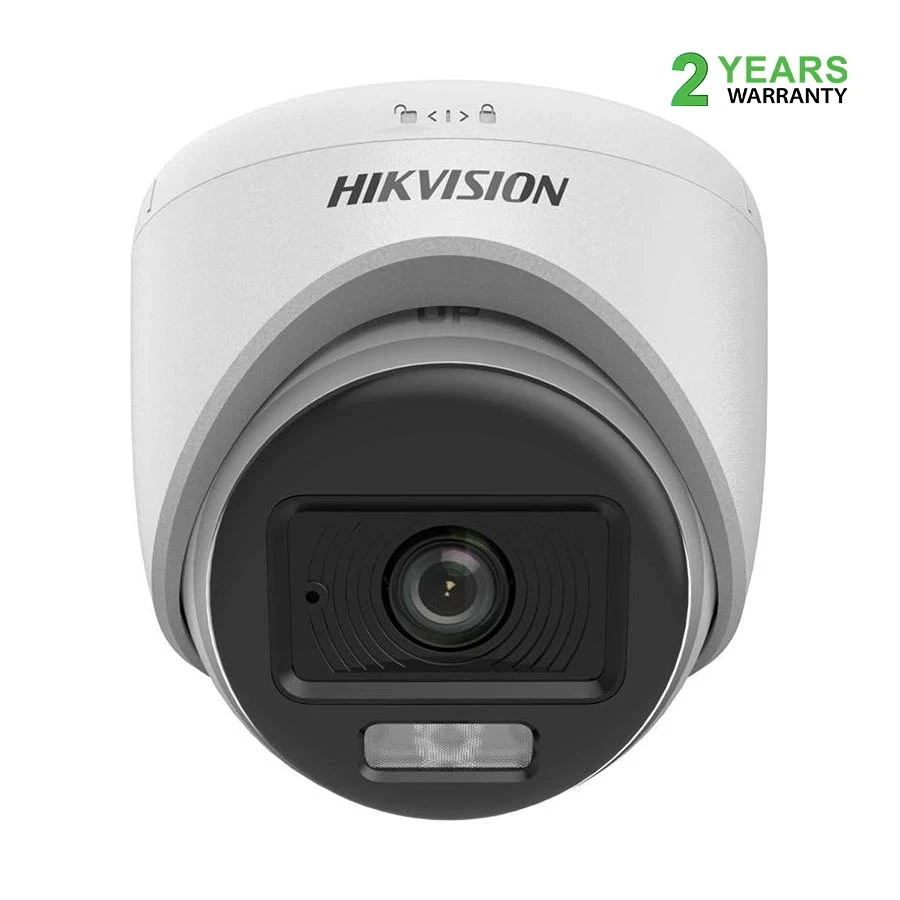 Hikvision DS-2CE70DF0T-LPFS/S (2.8mm) (2.0MP) Smart Hybrid Light with ColorVu Indoor Fixed Turret CC Camera