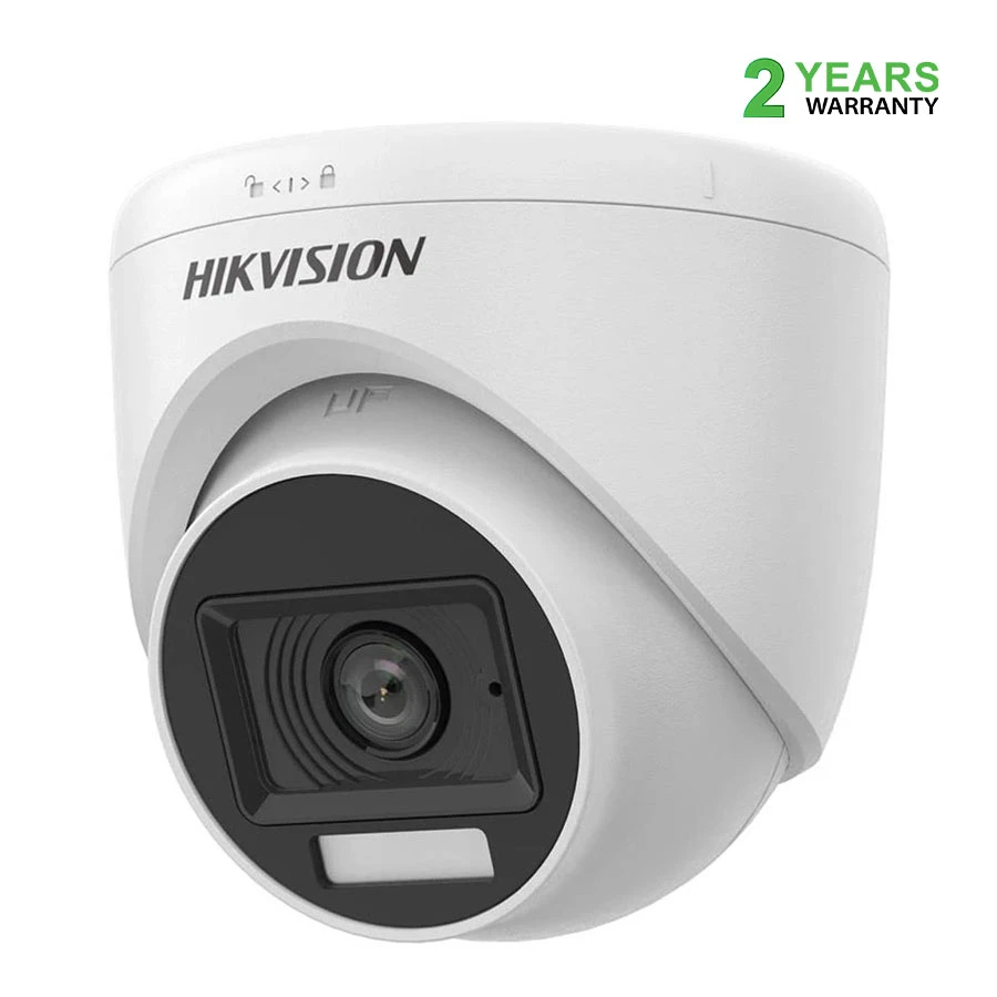 Hikvision DS-2CE70DF0T-LMFS (2.8mm) (2.0MP) Smart Hybrid Light ColorVu Fixed Turret CC Camera
