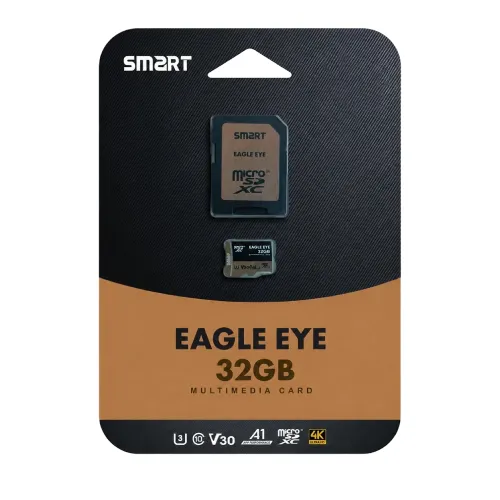 Smart Eagle Eye 32GB Micro SDXC UHS-I U3 Class10 Memory Card with Adapter