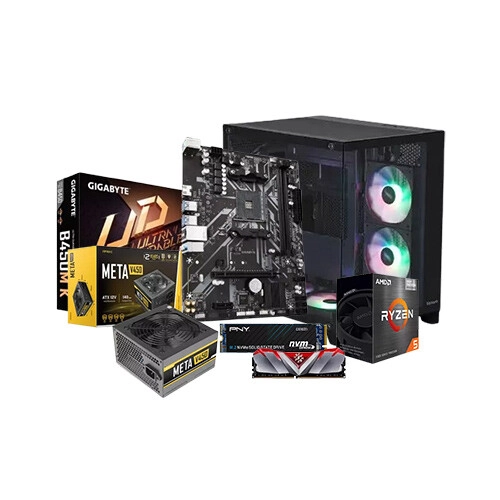 AMD Ryzen 5 5600G B450M K AMD 16GB RAM 500GB SSD Gaming Desktop PC