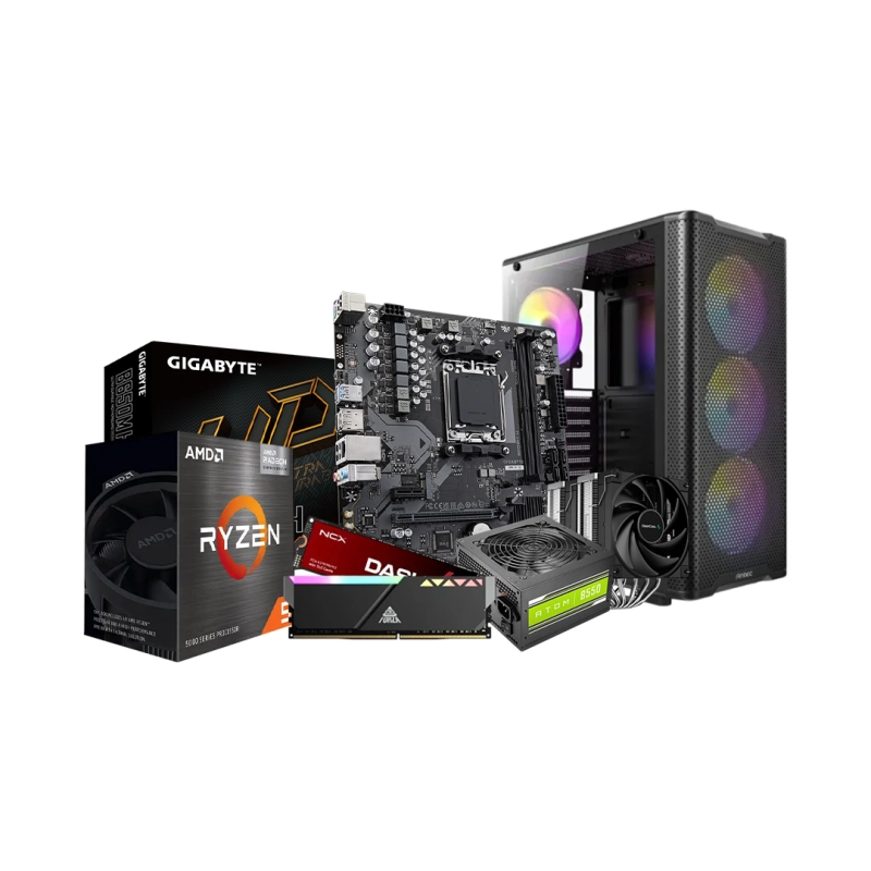 AMD RYZEN 5 7600 GIGABYTE B650M H Motherboard 16GB RAM 512GB GB SSD Gaming PC