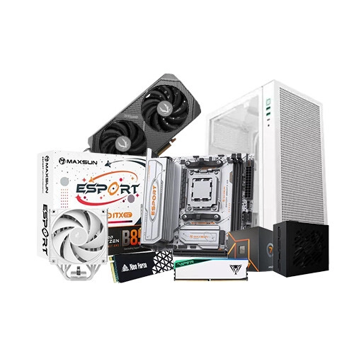 AMD Ryzen 7 7700 MS-eSport B850ITX WIFI ICE 16GB RAM 512GB SSD Gaming PC with RTX 5060 Twin Edge