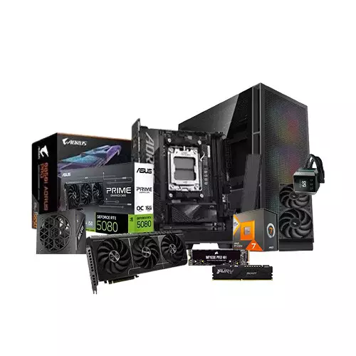 AMD Ryzen 7 7700 16GB RAM 500GB SSD Gaming Desktop PC With Sapphire RX 9060 XT 16GB Pulse