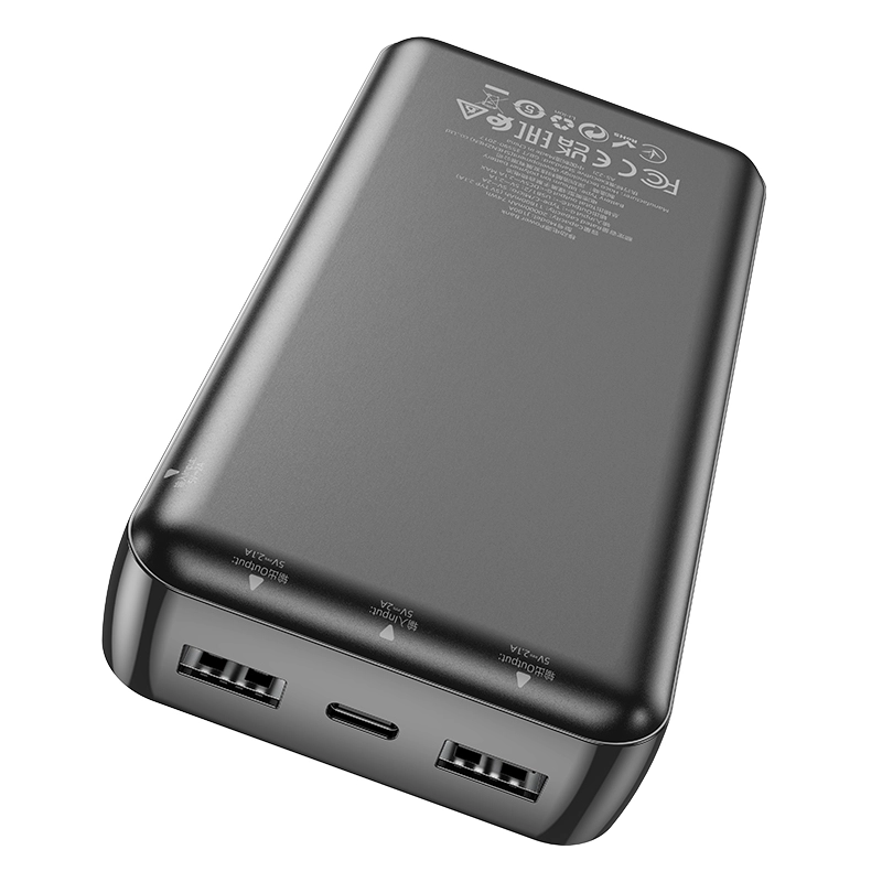 J100A High-ranking 20000mAh Power Bank | Fast 5V/2.1A Output with Type-C/Micro Input