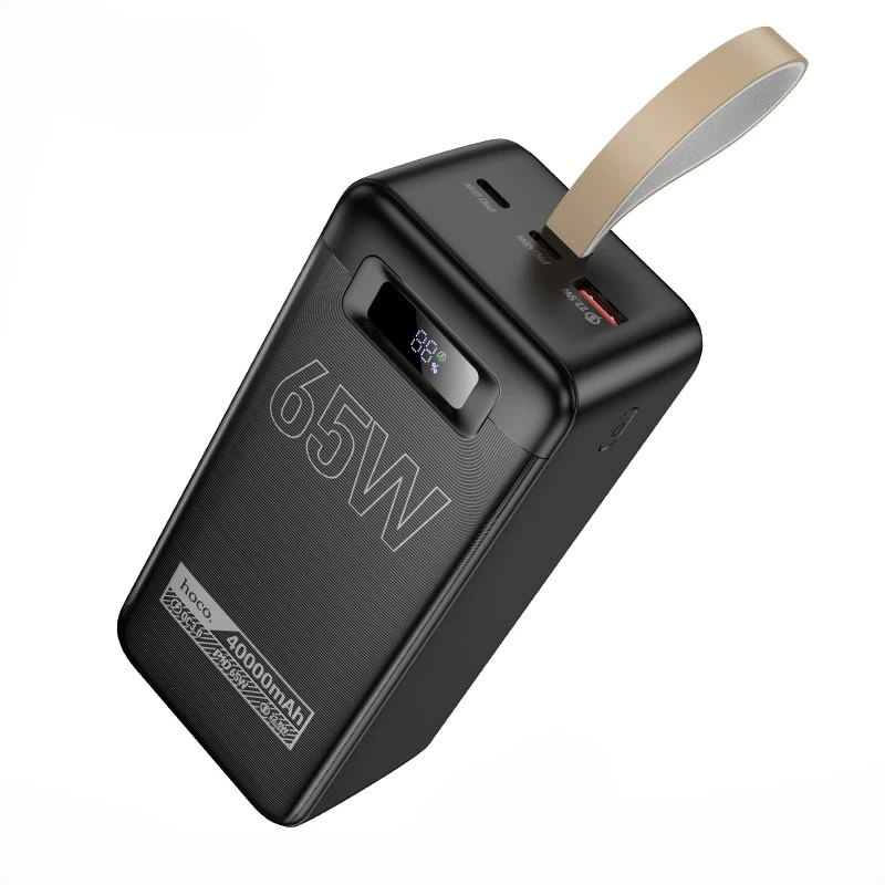 Hoco DB82 65W PD 40000mAh Power Bank – Dual USB-C PD, 22.5W USB-A & LED Display