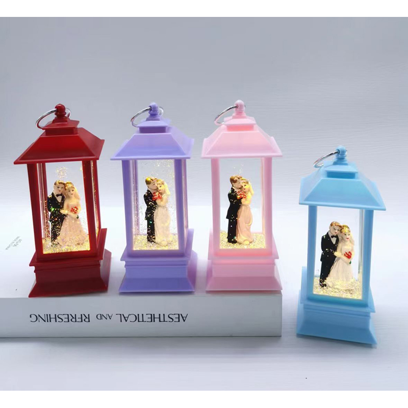 Romantic lover Christmas LED light Ornaments Novelty toys 2024 Christmas decorations Valentine's Day gift