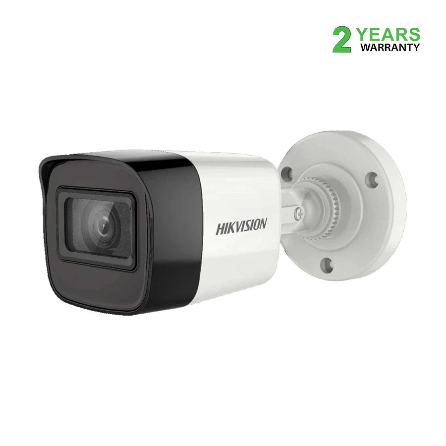 Hikvision DS-2CE16D0T-ITPFS (3.6mm) (2.0MP) Bullet CC Camera (Built-in Audio)
