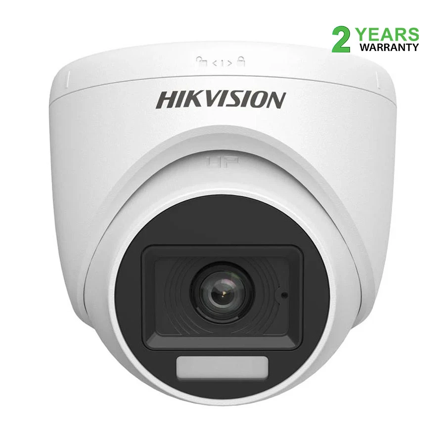 Hikvision DS-2CE76G0T-LPFS (2.8mm) (3MP) 2K Smart Hybrid Light Audio Fixed Turret CC Camera