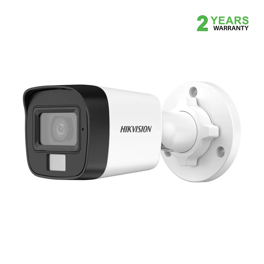Hikvision DS-2CE16G0T-LPFS (3.6mm) (3MP) 2K Smart Hybrid Light Audio Fixed Mini Bullet CC Camera