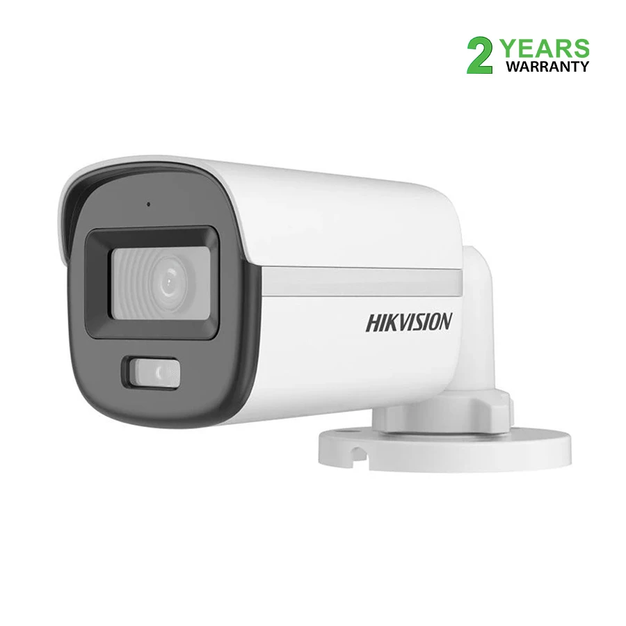 Hikvision DS-2CE10DF0T-LPFS/S (3.6mm) (2.0MP) Smart Hybrid Light with ColorVu Fixed Mini Bullet CC Camera