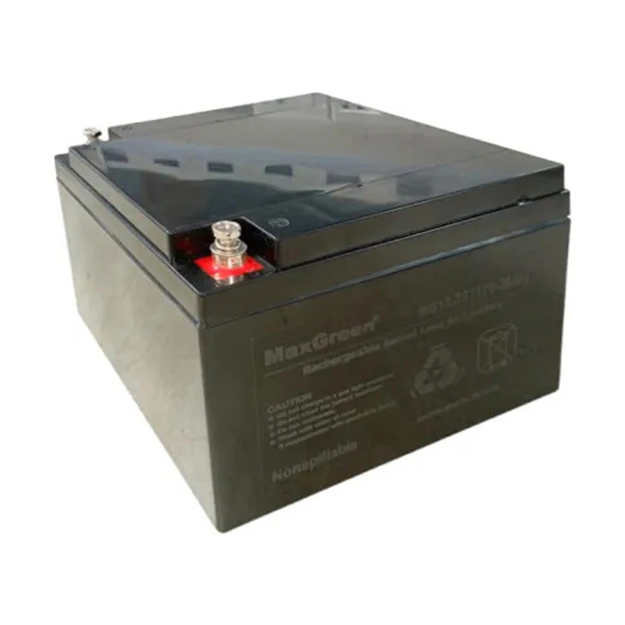 MaxGreen 12V 26Ah Rechargeable Sealed Lead Acid Battery for UPS