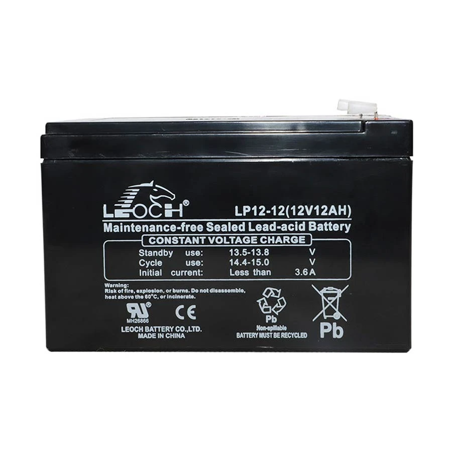 LEOCH LP12-12 12V 12Ah Rechargeable Sealed Lead Acid Battery for UPS