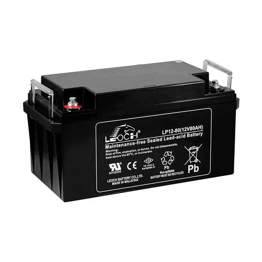 LEOCH LP12-80 12V 80Ah Rechargeable Sealed Lead Acid Battery for UPS