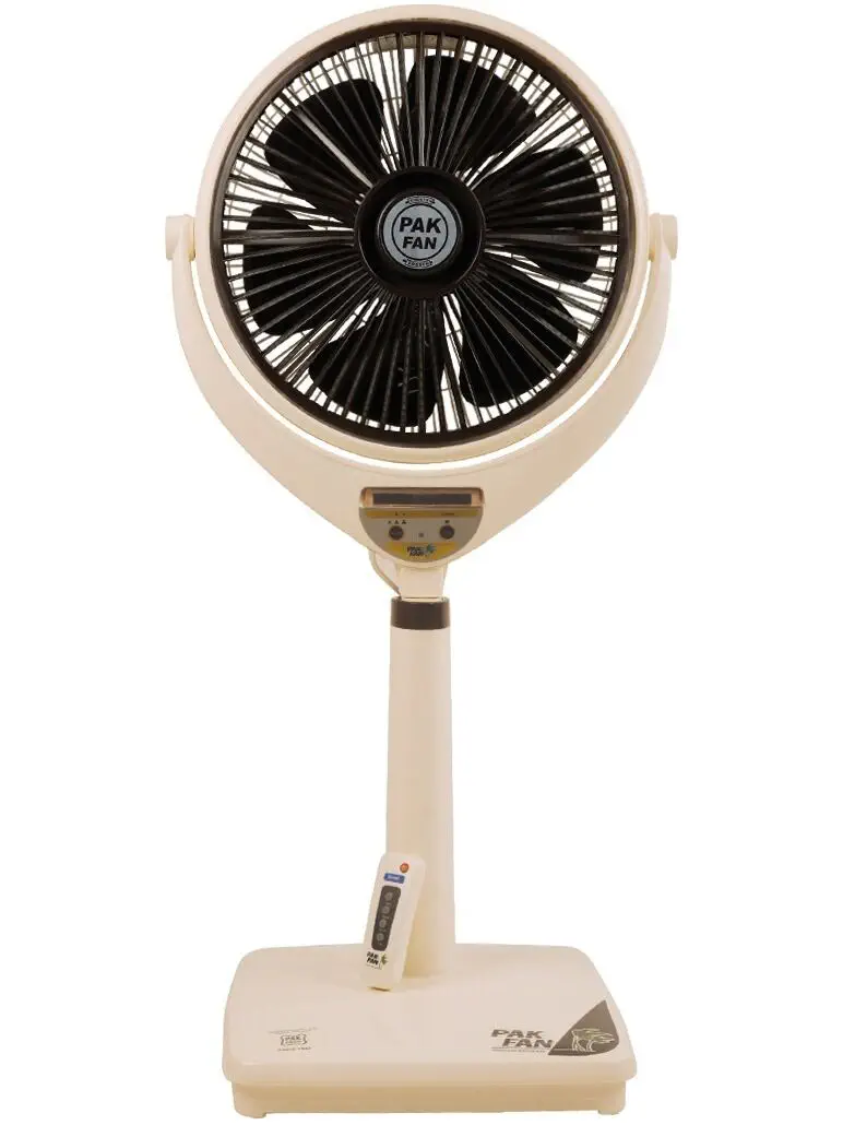 PAK Louvre Pedestal Fan Remote Control - Off White