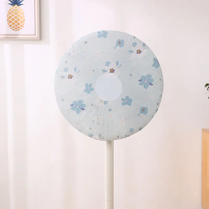 Rounded Electric Fan Protective Cover Anti-pollution Floor Electric Fan Dust Cover Fan Cover Size 45 Cm -multicolor