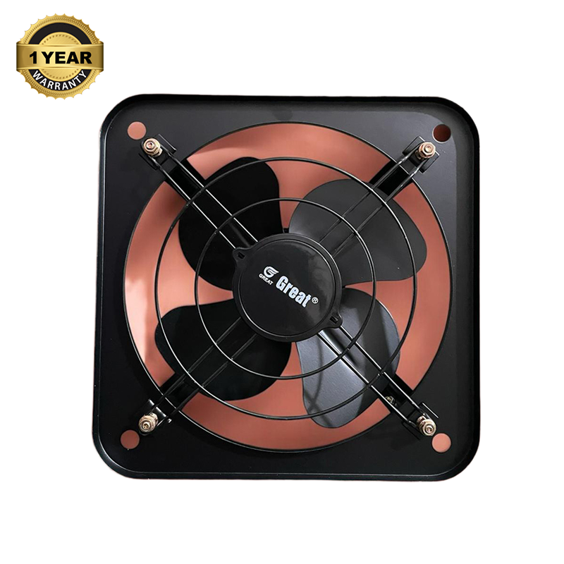 Exhaust Fan Lonh Lasting National Deluxe 8 inch 4 Blade Steel Body & Pakha