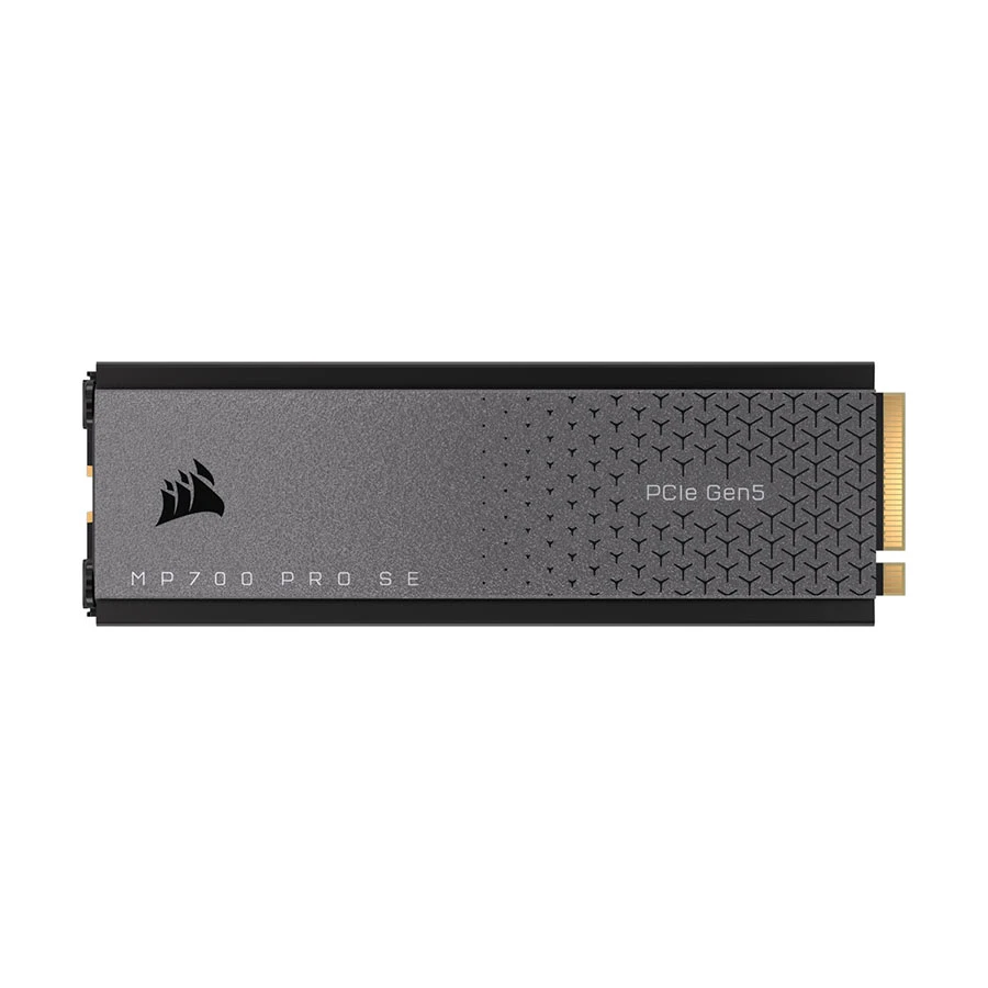 CORSAIR MP700 Pro SE 2TB M.2 2280 NVMe PCIe Gen5x4 Black SSD with Air Cooler #F2000GBMP700PROS