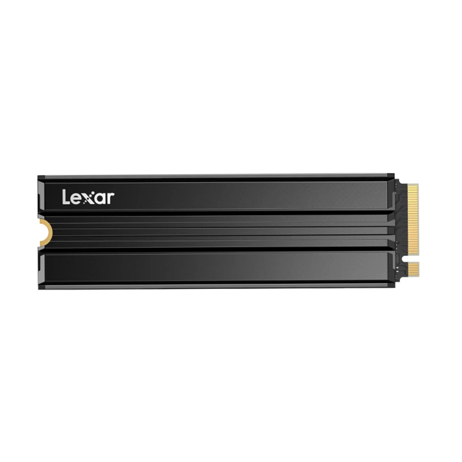 Lexar NM790 2TB M.2 2280 PCIe Gen4 SSD with Black Heatsink