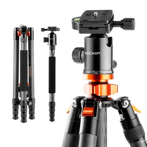 K&F Concept Carbon Fiber Tripod sku: 09.095