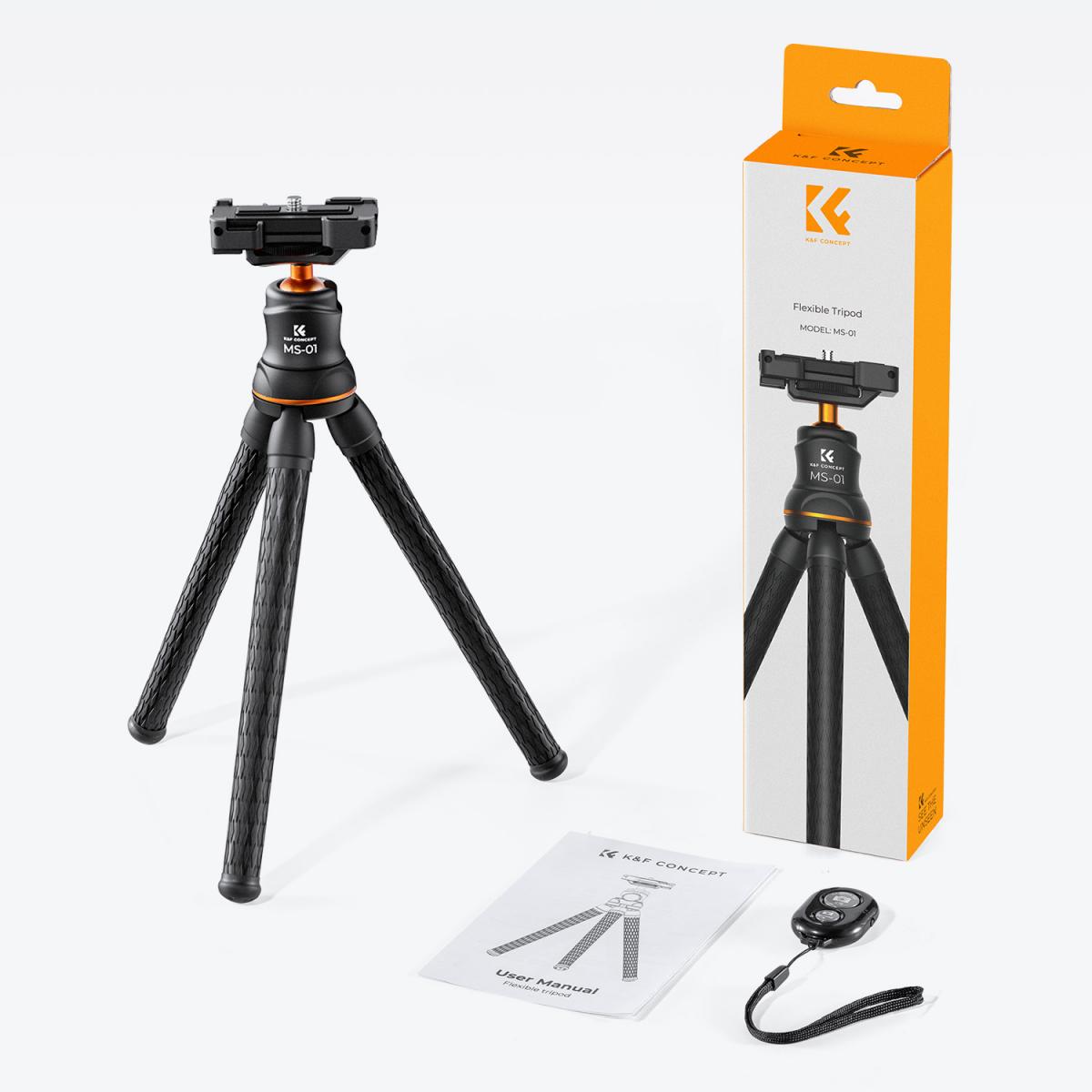 K&F Concept Camera Tripod Versatile Mini Flexible Phone Stand KF09.129