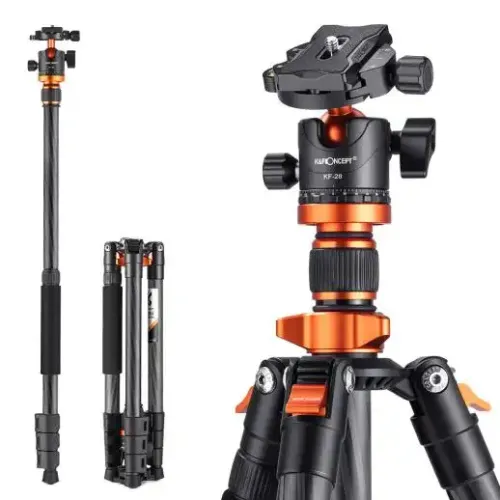 K&F Concept KF09.109 Ball Head Carbon Fiber Camera Tripod