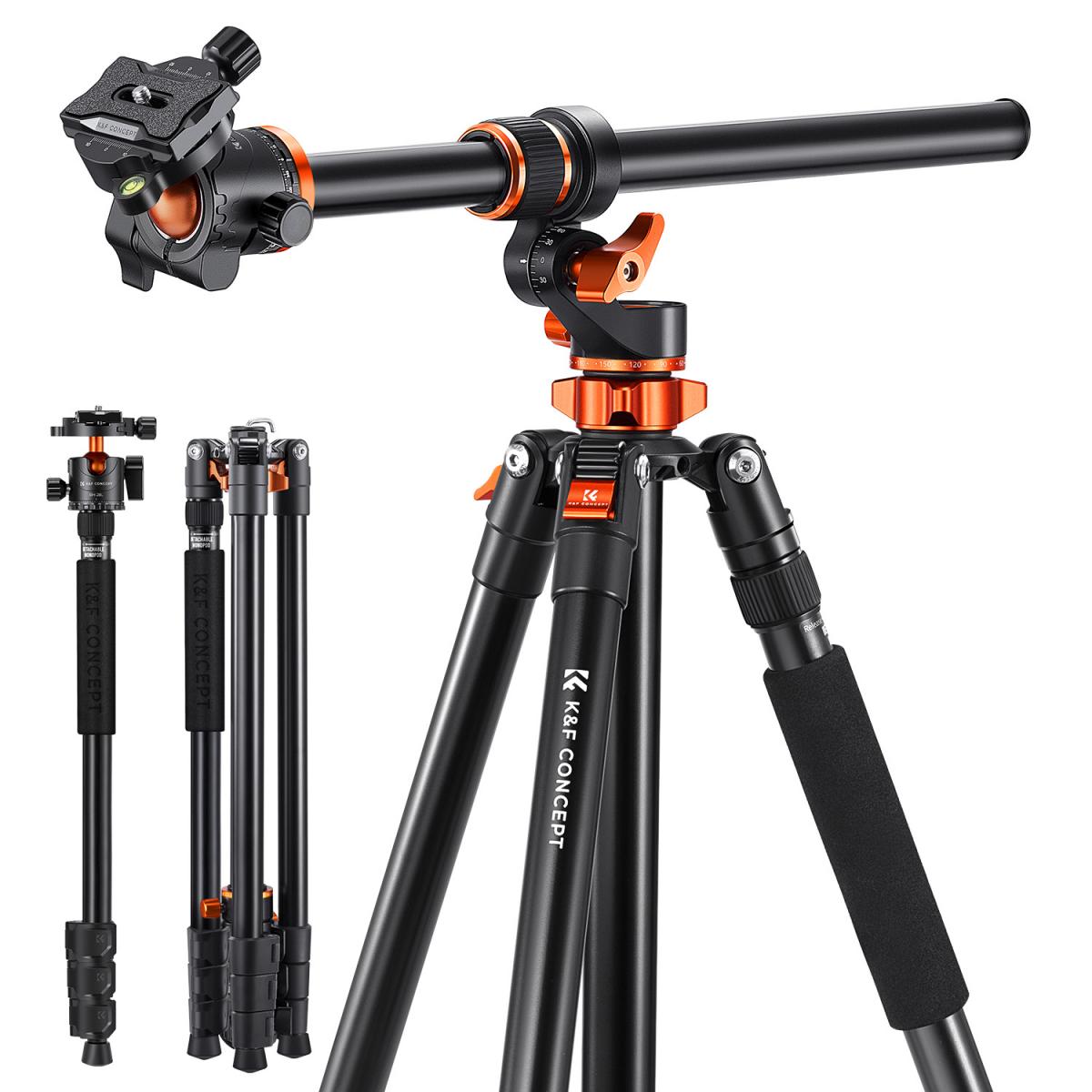K&F Concept T254A7 Magnesium Alloy Tripod with BH-28L Ball Head KF09.119