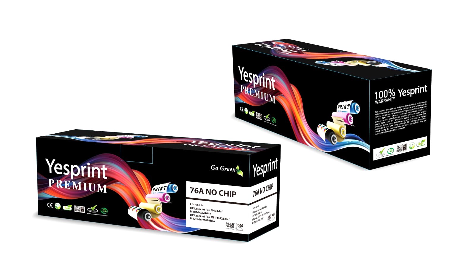 Yesprint CF 276A – HP Laser Jet Toner for 404, 404dn (Without Chip)